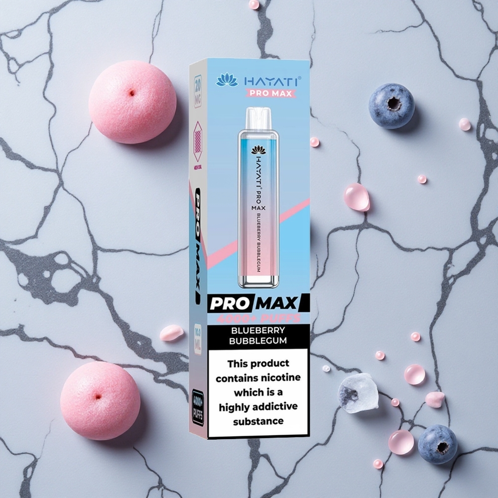 Blauwe Bes Bubblegum Hayati Pro Max 4000 Puffs Dual Mesh Coil TPD-Compliant wholesale Netherlands
