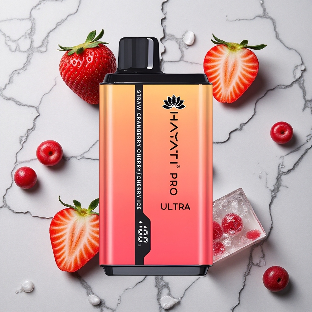 Aardbei Cranberry Kers-Kers IJs Hayati Pro Ultra 15000 Puffs 850mAh Batterij wholesale Netherlands