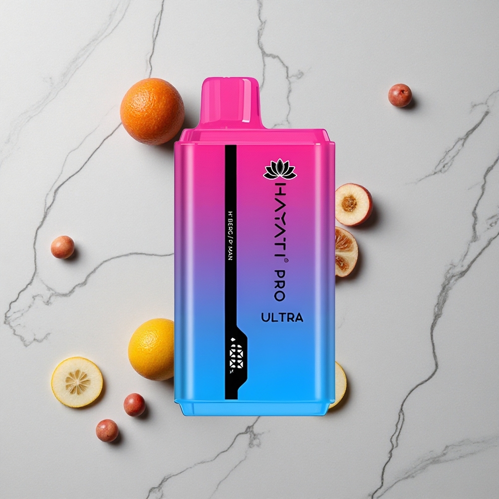 Aardbei-Mango Hayati Pro Ultra 15000 Puffs Wegwerp Vape 850mAh Batterij wholesale Netherlands