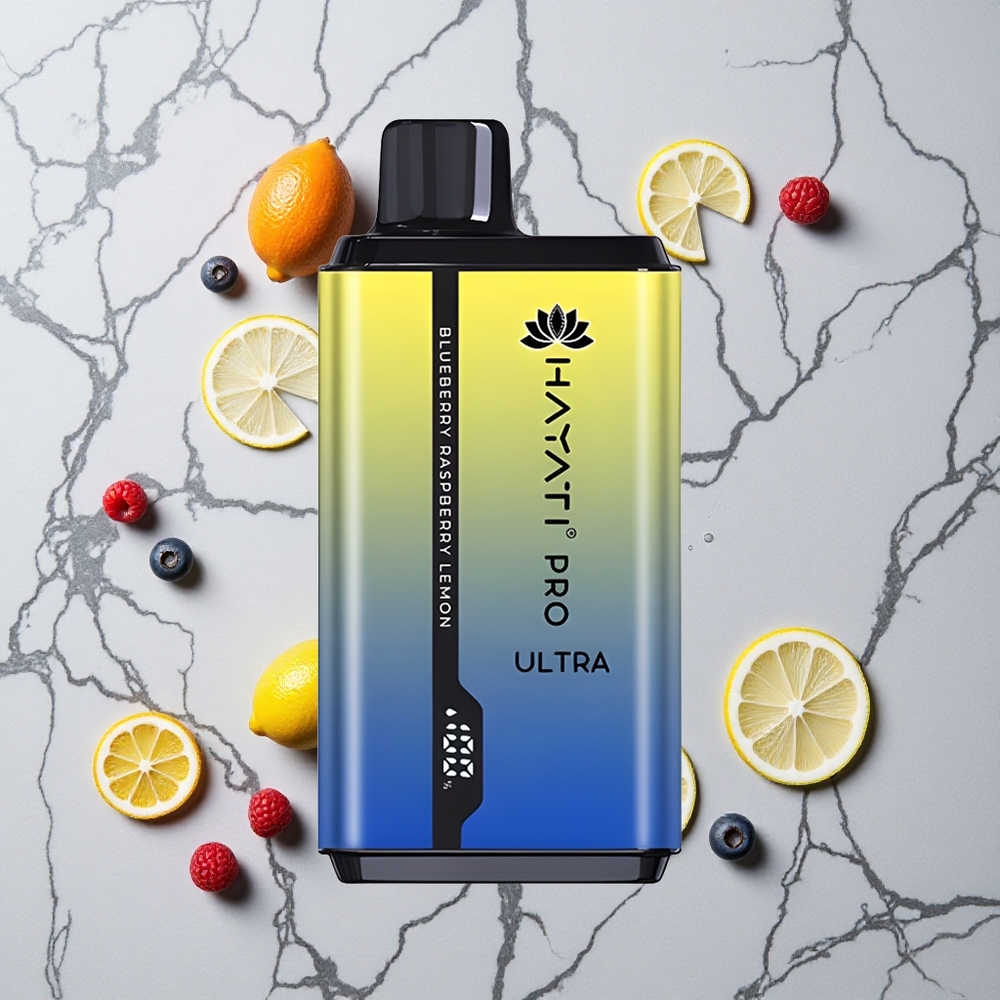 Blauwe Bes Framboos Citroen Hayati Pro Ultra 15000 Puffs 24ml E-Liquid Nicotine 2% wholesale Netherlands