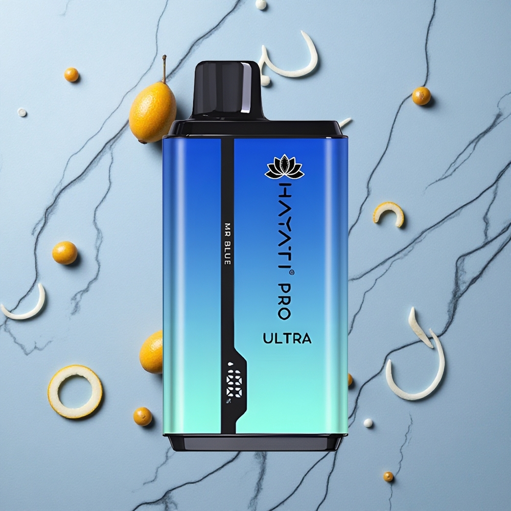 Blauwe Hayati Pro Ultra 15000 Puffs 2 12ml E-Liquid wholesale Netherlands