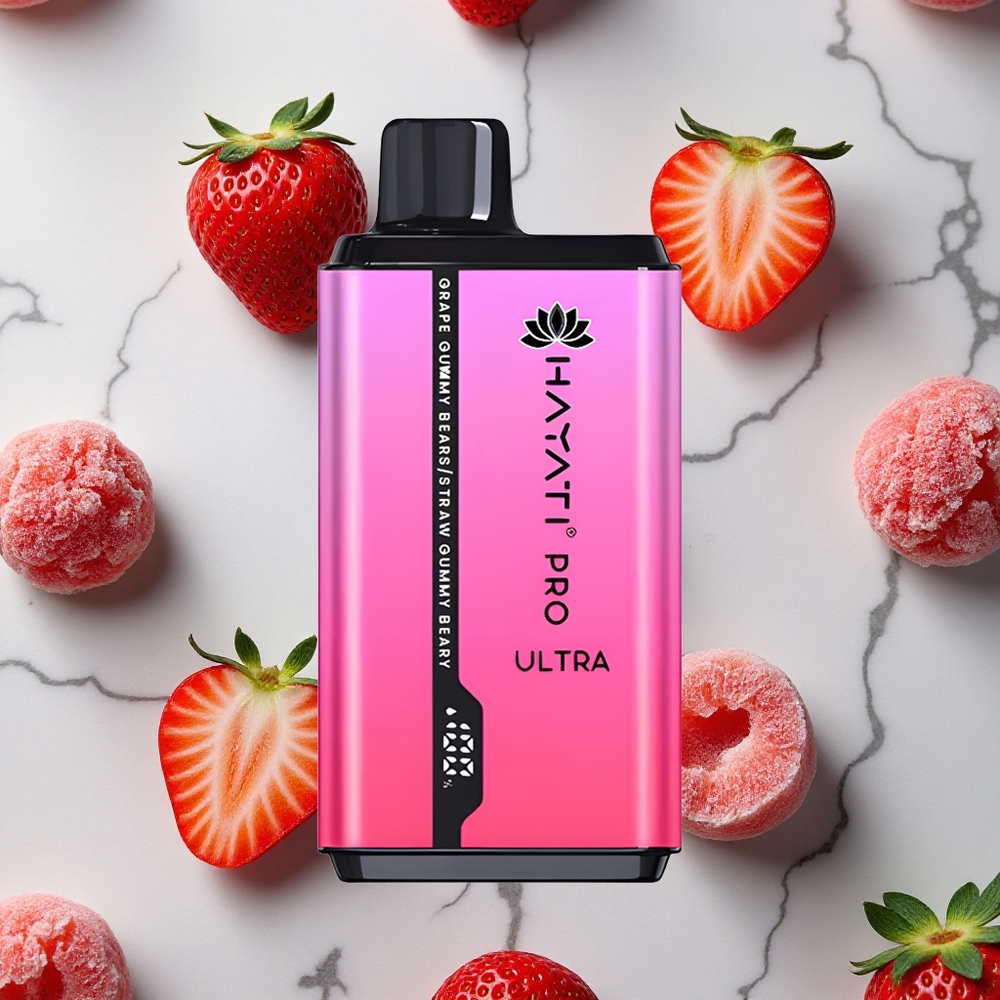 Druif Gummy Beer Hayati Pro Ultra 15000 Puffen 850mAh Accu 2 12ml Vloeistof wholesale Netherlands