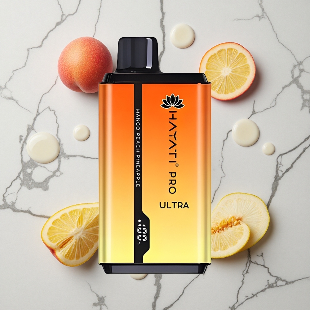 Mango Perzik Ananas Hayati Pro Ultra 15000 Puffs Wegwerp Vape 850mAh wholesale Netherlands