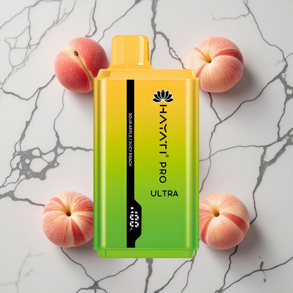 Zure Appel Hayati Pro Ultra 15000 Puffs Wegwerp Vape 2 12ml E-Liquid wholesale Netherlands