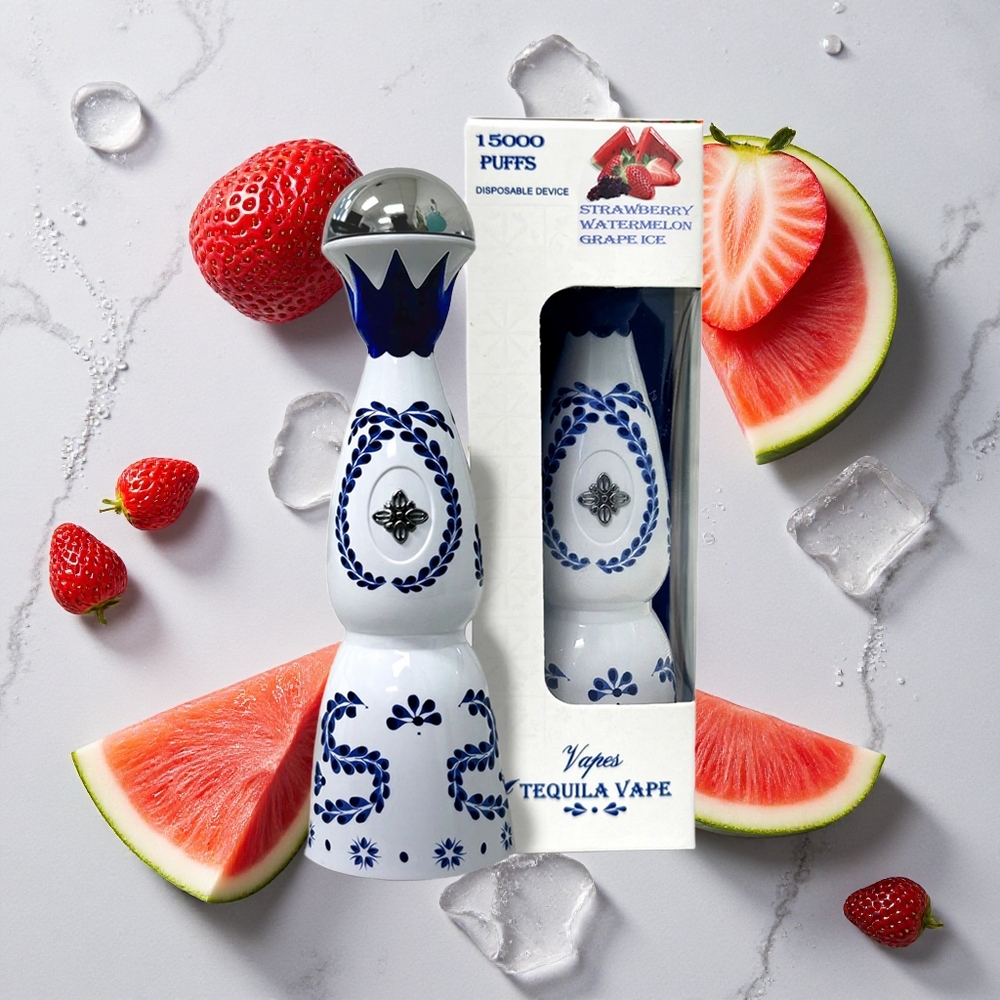 Aardbei Watermeloen Druif IJs HUMO Azul 15000 Puffs 20mL Voorgevulde Tank 5% Nicotine wholesale Netherlands