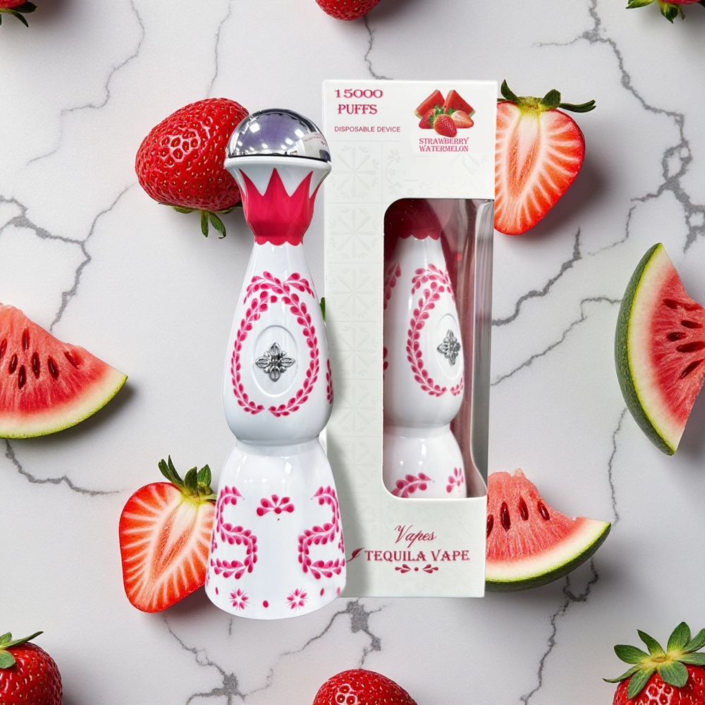 Aardbei Watermeloen HUMO Azul 15000 Puffs Wegwerp Vape 20mL Voorgevulde Tank 5% Nicotine Sterkte wholesale Netherlands