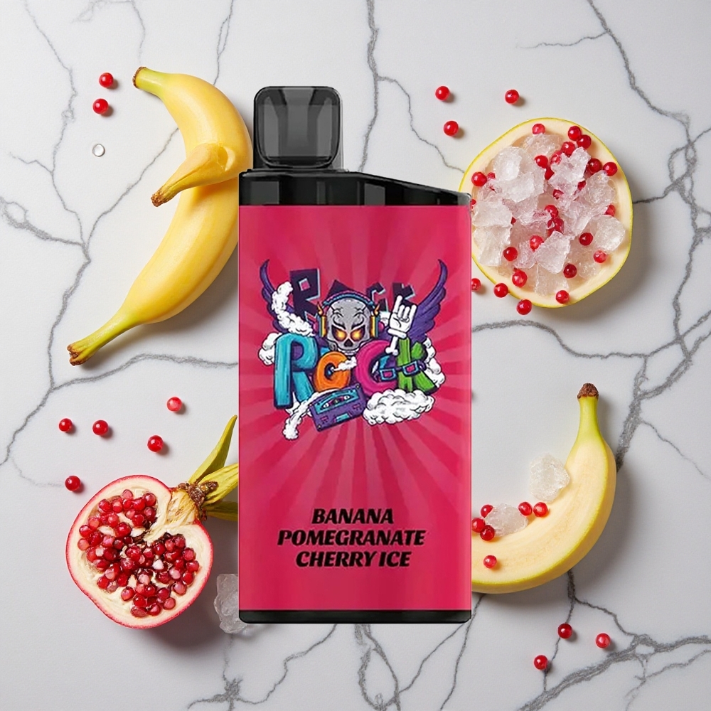 Banaan Granaat Kers IJs IGET Bar 3500 Puffs Wegwerp Vape met 1400 mAh Accu wholesale Netherlands