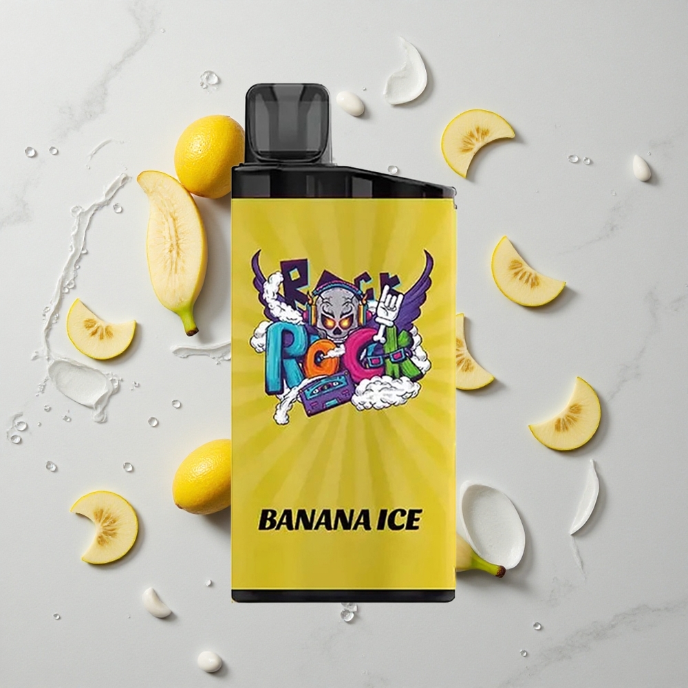 Banaan IJs IGET Bar 3500 Puffs Wegwerp Vape 1.2 Ohm Mesh Coil wholesale Netherlands