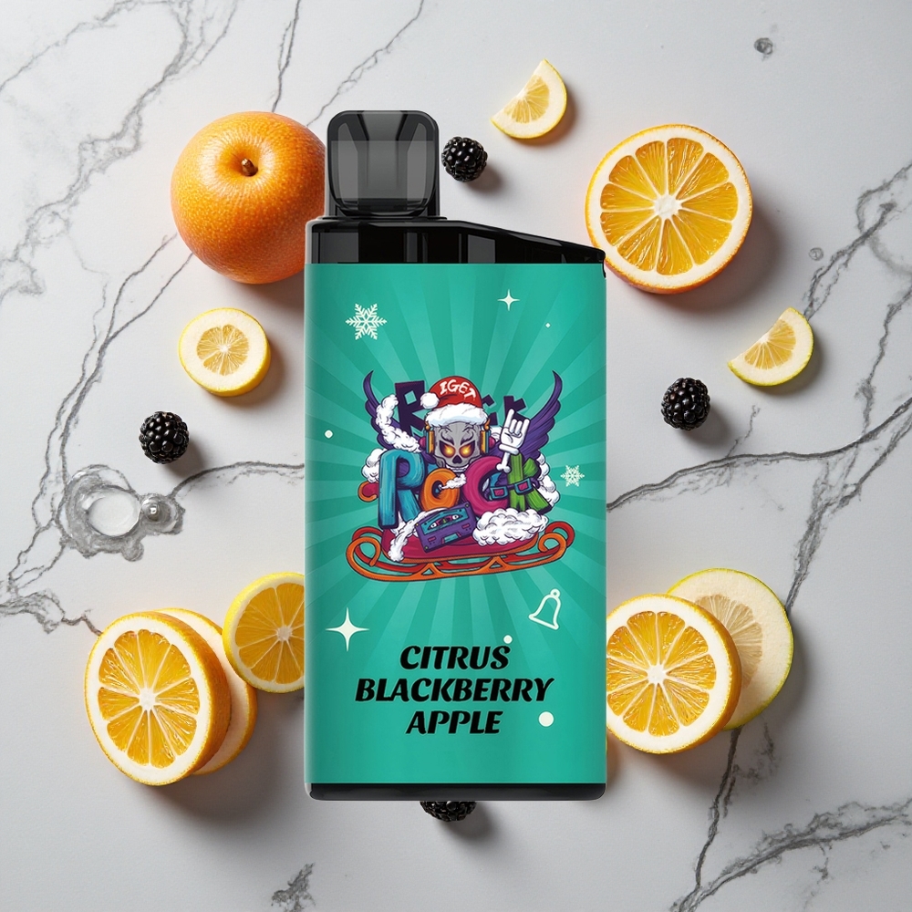 Citroen Braam Appel IGET Bar 3500 Puffs Wegwerp Vape Met 1400 mAh Accu wholesale Netherlands