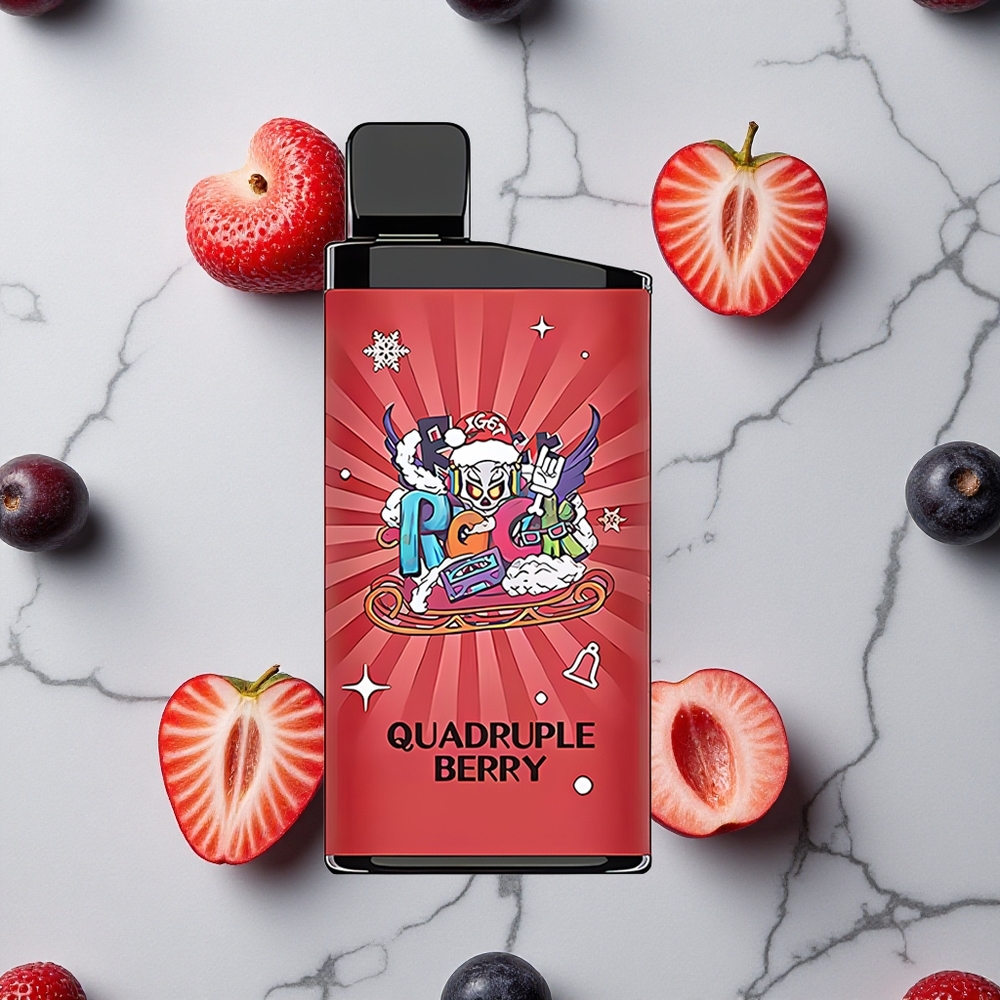 Vierdubbele Bes IGET Bar 3500 Puffs Wegwerp Vape 1400 mAh wholesale Netherlands