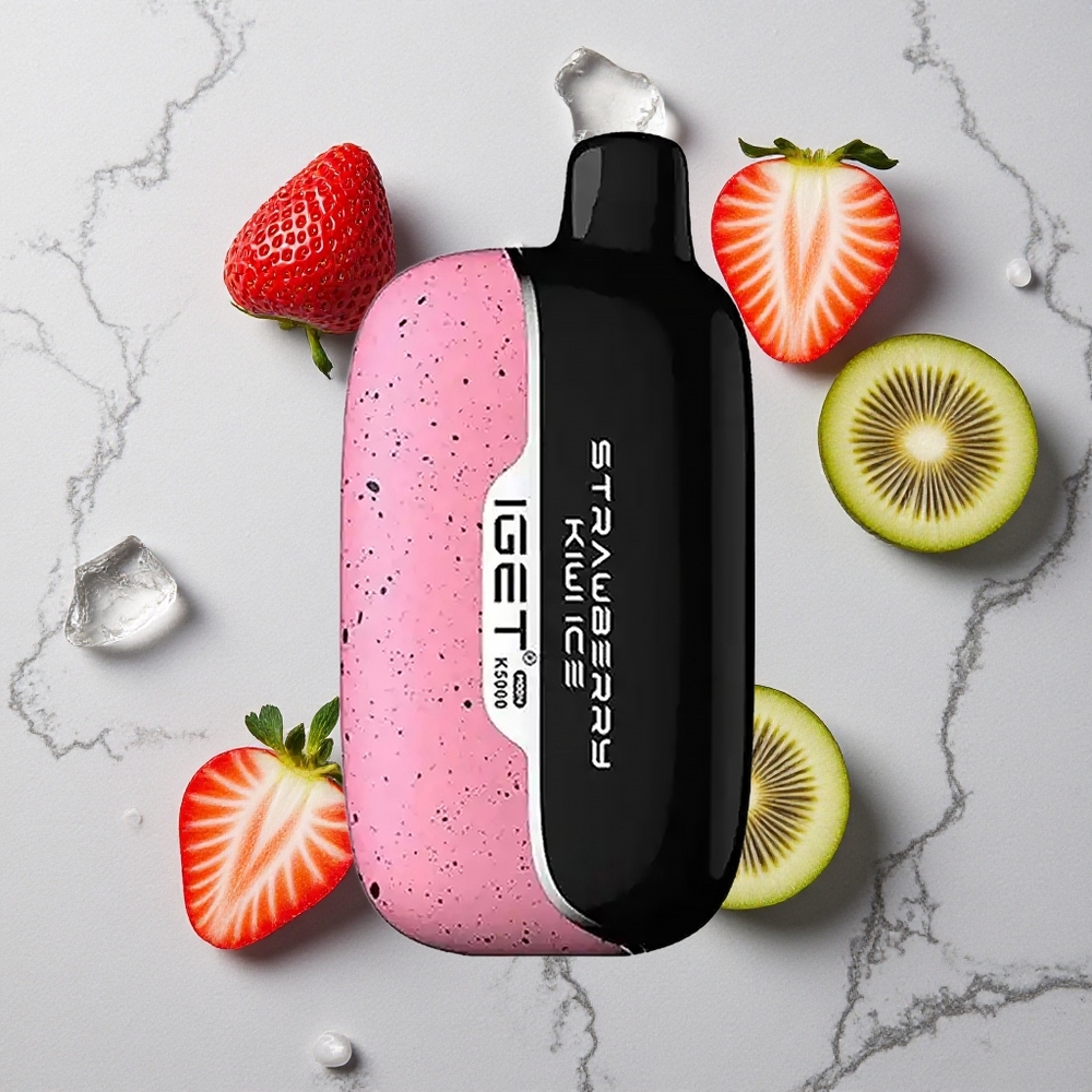 Aardbei-Kiwi Ijs IGET Moon K5000 Puffs Wegwerp Vape PC Materiaal wholesale Netherlands