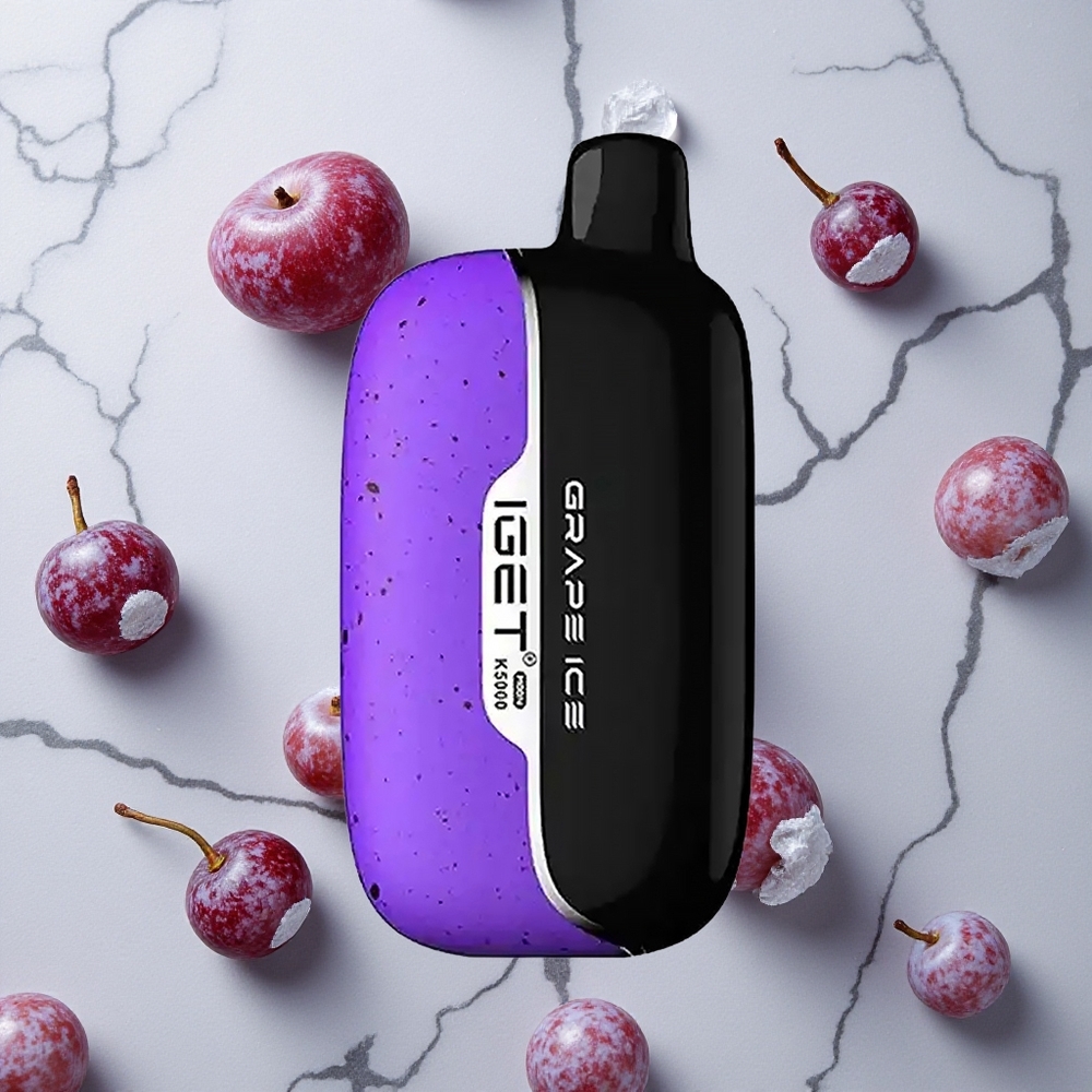 Druiven IJs IGET Moon K5000 Puffs Wegwerp Vape Mesh Coil 1.35 Ohm wholesale Netherlands