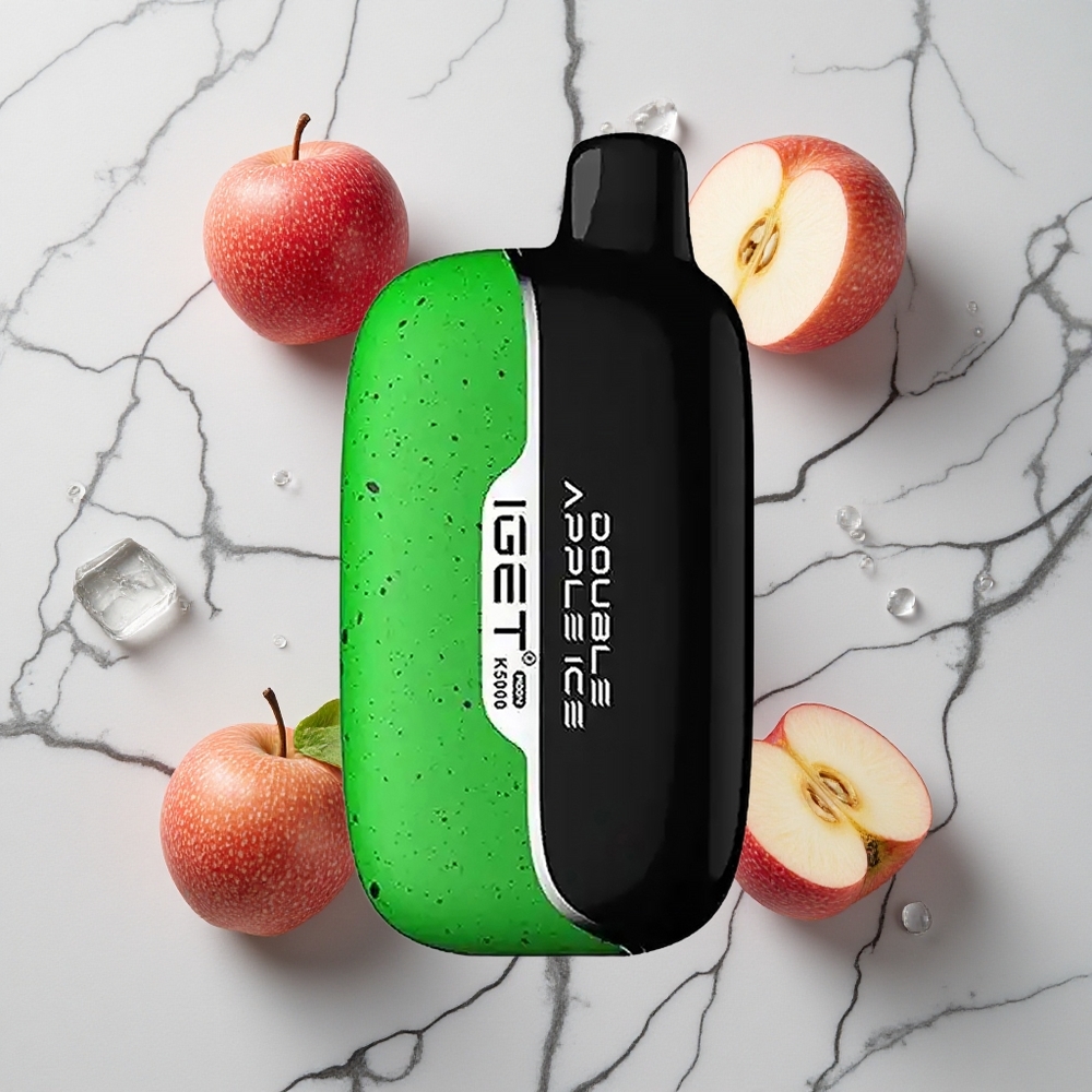 Dubbel Appel Ijs IGET Moon K5000 tot 5000 Puffs Wegwerp Vape wholesale Netherlands