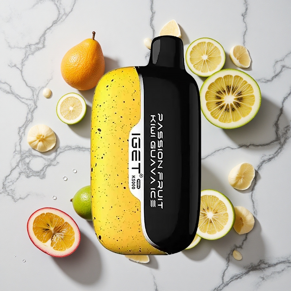 Passionfruit Kiwi Guava IJs IGET Moon K5000 Puffs Wegwerp Vape (5000 Puffs, 81.5 g) wholesale Netherlands