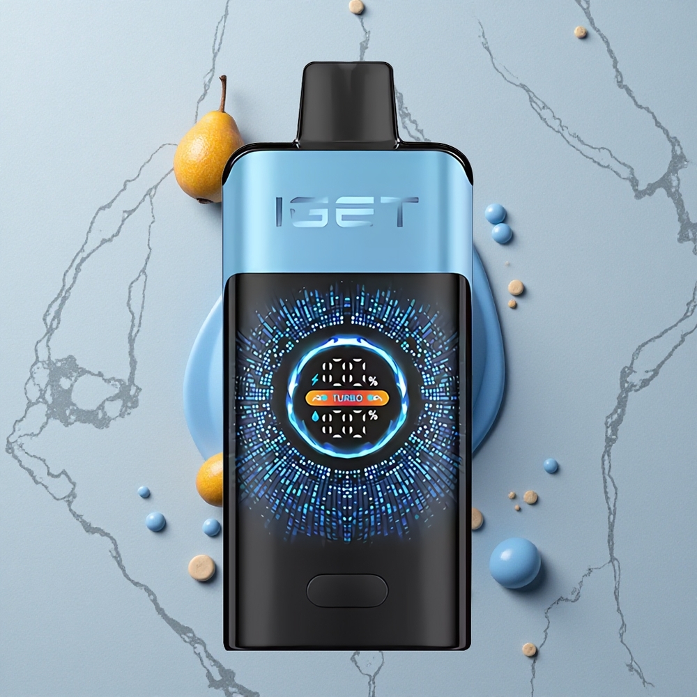 Blauwe Monster IGET ONE 12000 Puffs Wegwerp Vape Grote Gebogen Kleurenscherm wholesale Netherlands