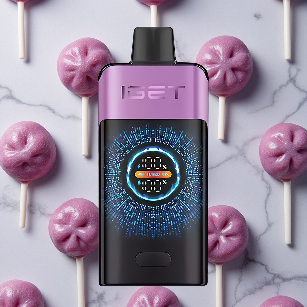 Chupa Chups Druif IGET ONE 12000 Puffs Wegwerp Vape 2700 mAh Accu wholesale Netherlands