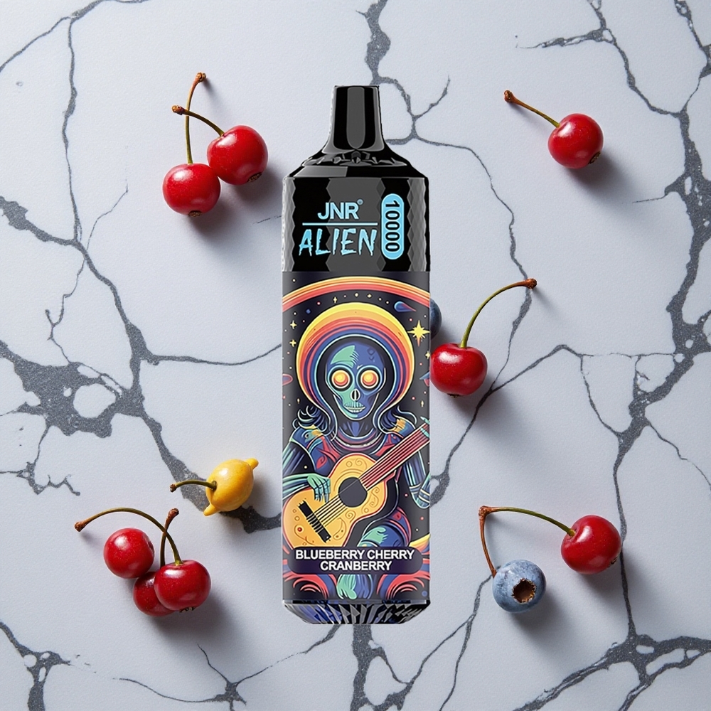 Blauwe Bes Kers Veenbes JNR Alien 10000 Puffs 850mAh LED RGB wholesale Netherlands