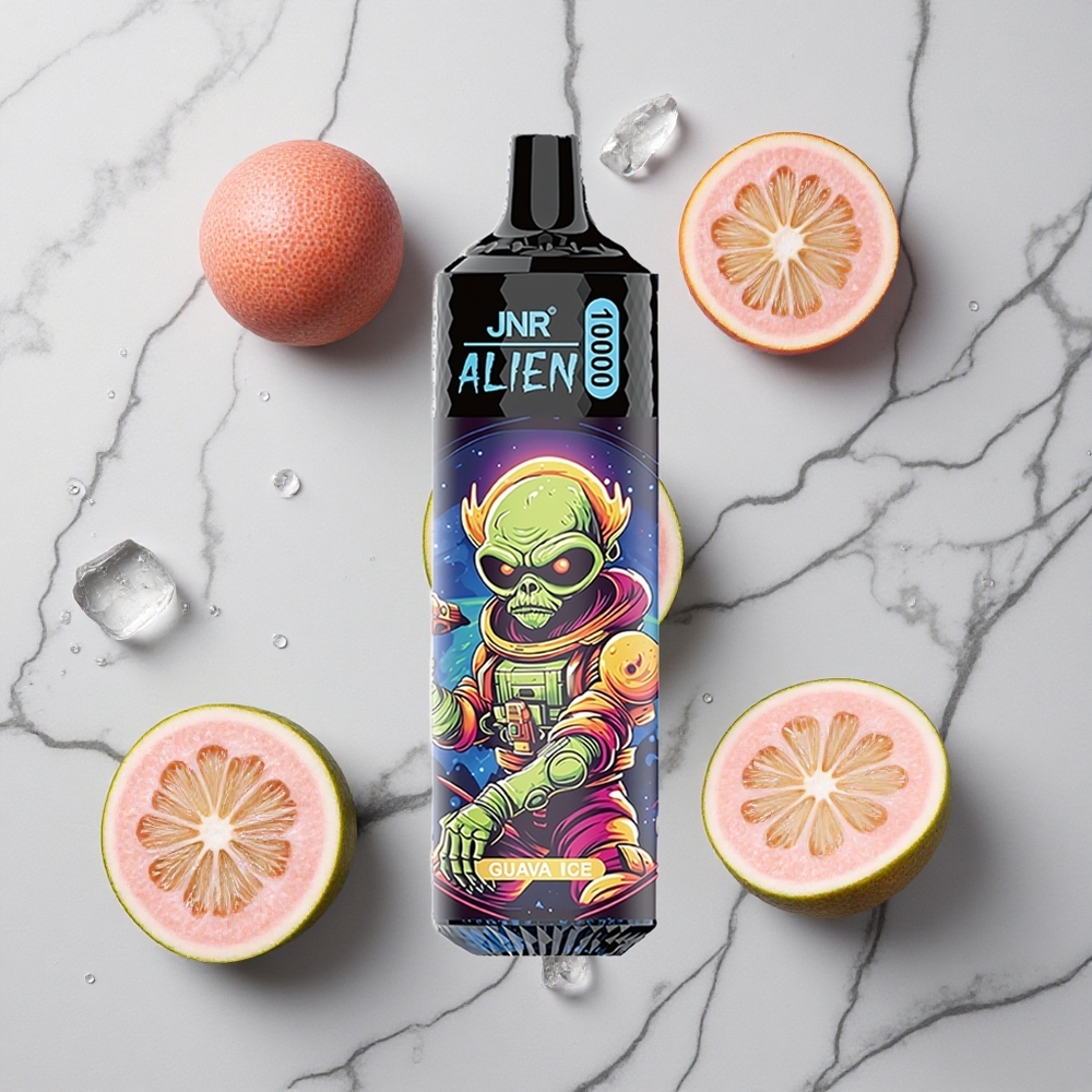 Guava IJs JNR Alien 10000 Puffs Wegwerp Vape met 850mAh Accu en LED (RGB) wholesale Netherlands