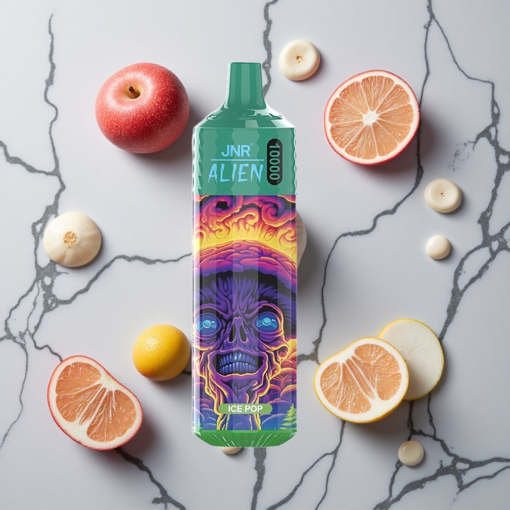 IJspop JNR Alien 10000 Puffs Wegwerp Vape met LED (RGB)-verlichting en Type-C Snelladen wholesale Netherlands