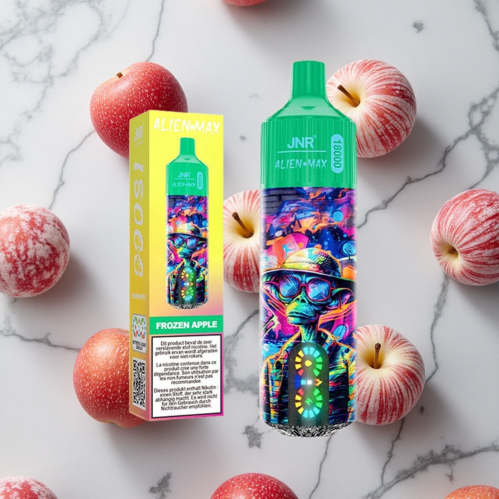 Bevroren Appel JNR Alien Max 18000 Puffs Dual Mesh Coil & Dual Core wholesale Netherlands