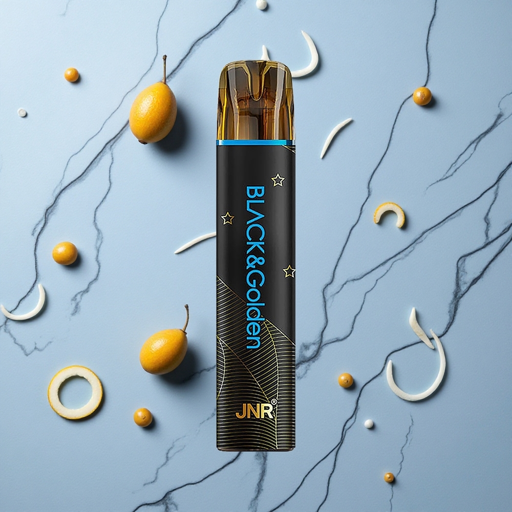 Blauwe JNR Black&Golden 800 Puffs Wegwerp Vape 550mAh Batterijcapaciteit wholesale Netherlands