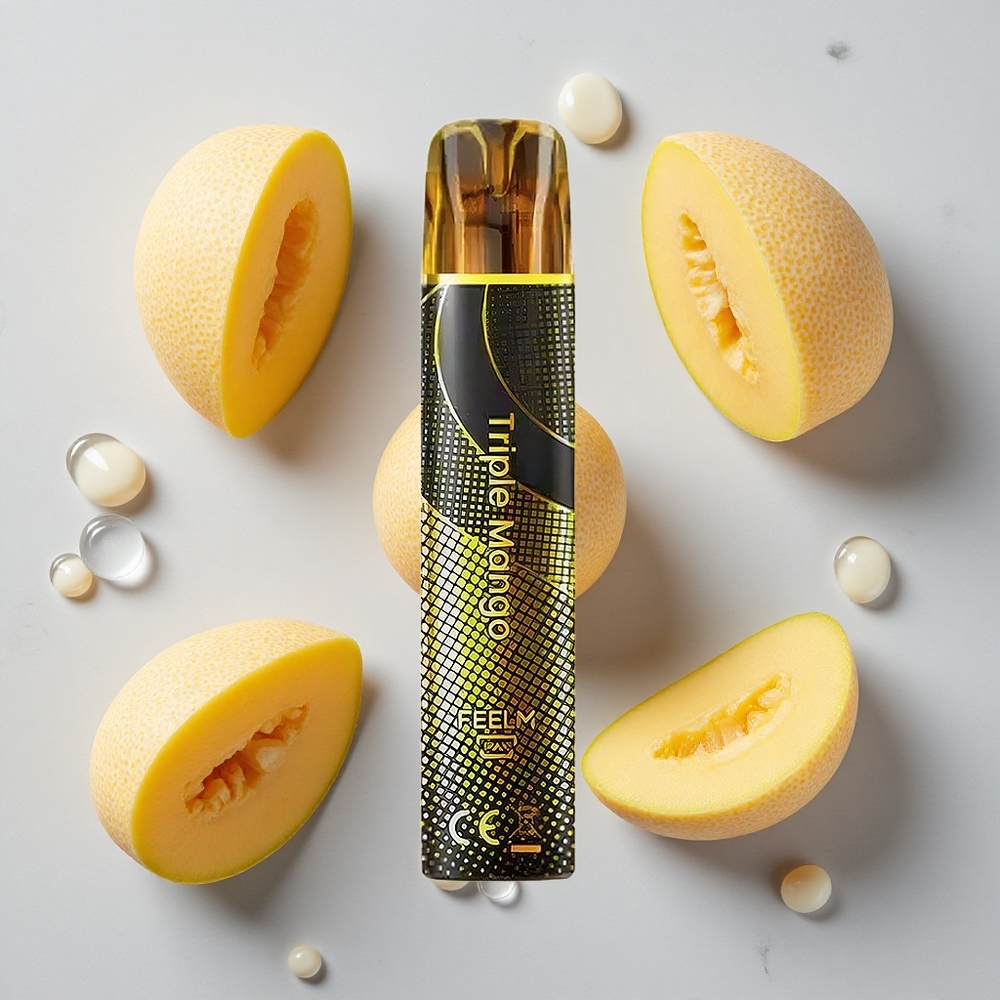 Drievoudige Mango JNR Black&Golden 800 Puffs Wegwerp Vape 550mAh Batterijcapaciteit wholesale Netherlands