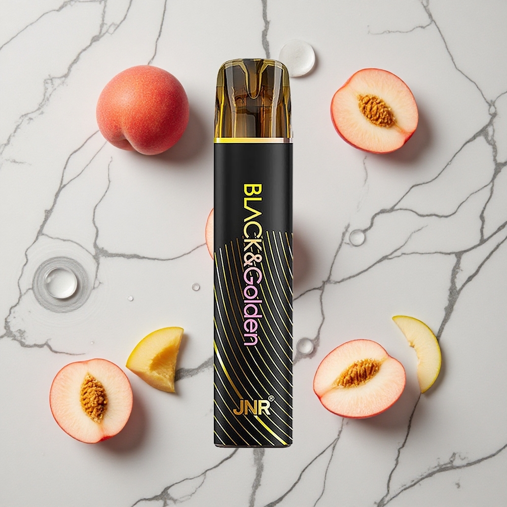 Perzik Mango JNR Black&Golden 800 Puffs 550mAh Batterijcapaciteit wholesale Netherlands