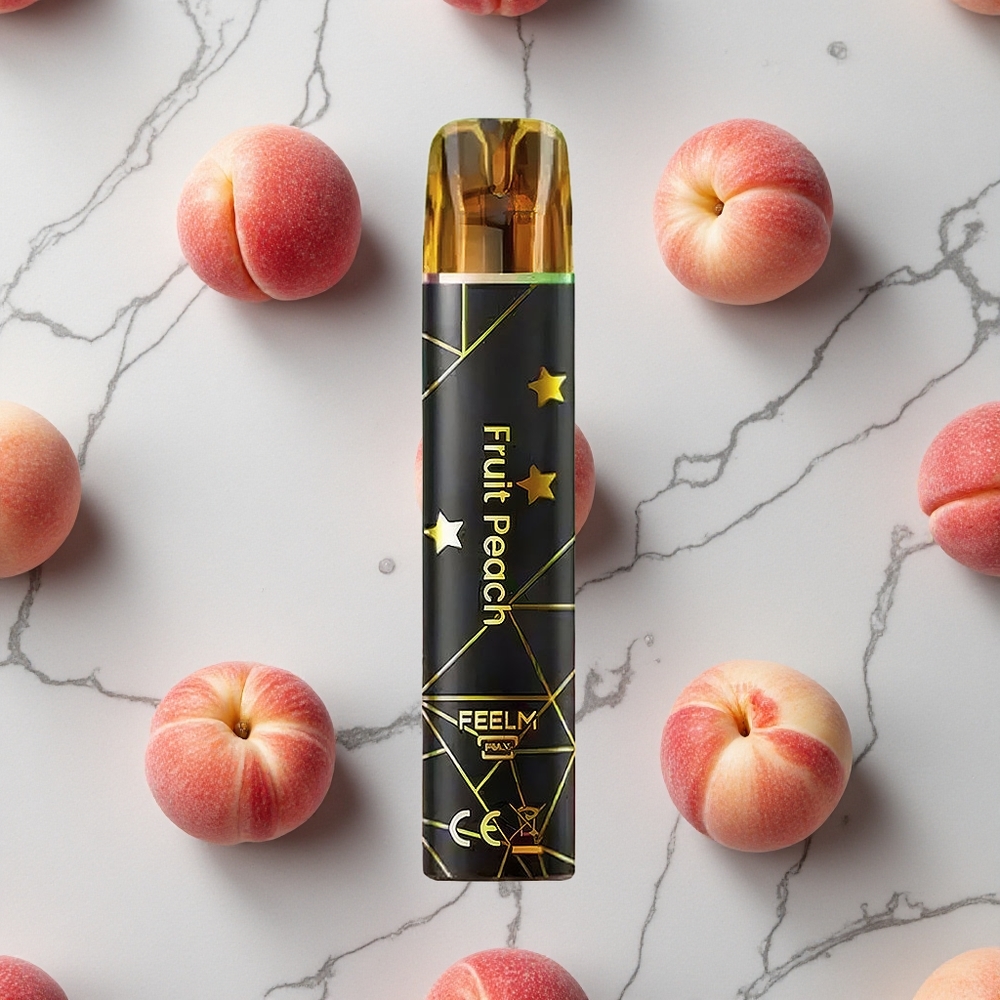 Perziken Smaak JNR Black&Golden 800 Puffs Wegwerp Vape TPD Gecertificeerd wholesale Netherlands