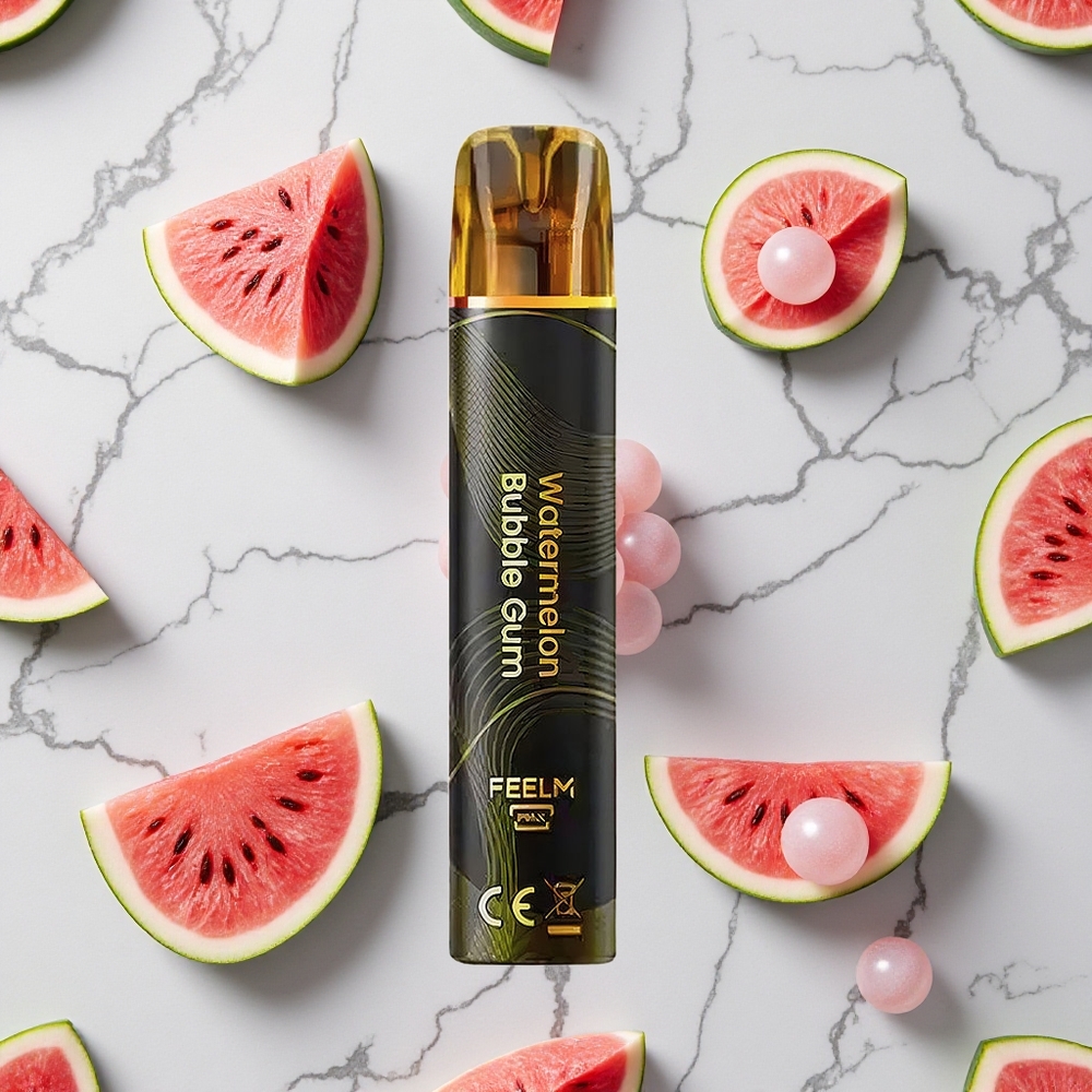 Watermeloen Bubble Gum JNR Black&Golden 800 Puffs Wegwerp Vape 550mAh Battery wholesale Netherlands