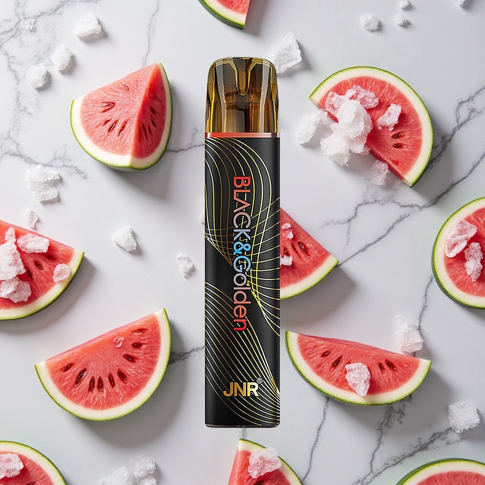 Watermeloen IJs JNR Black&Golden 800 Puffs Wegwerp Vape 550mAh Batterij wholesale Netherlands