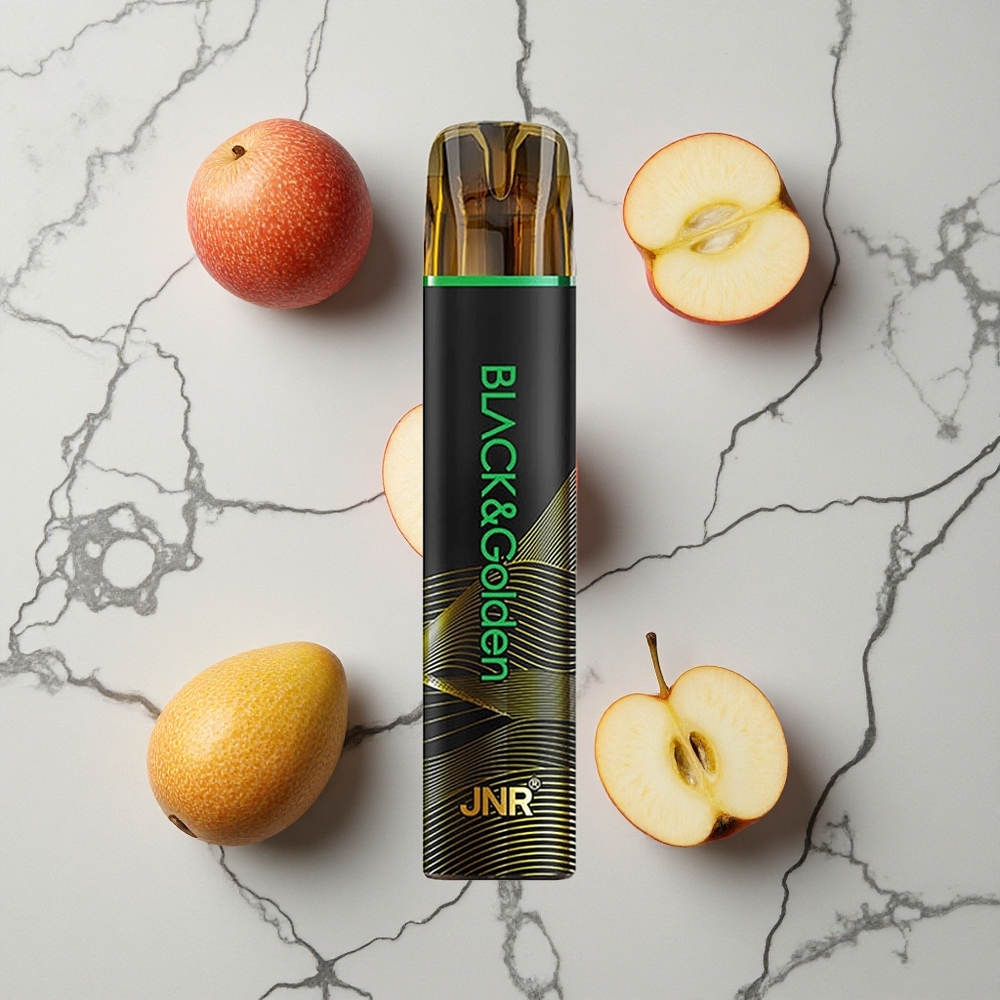 Zuur Appel JNR Black&Golden 800 Puffs Geen Opladen TPD Gecertificeerd wholesale Netherlands