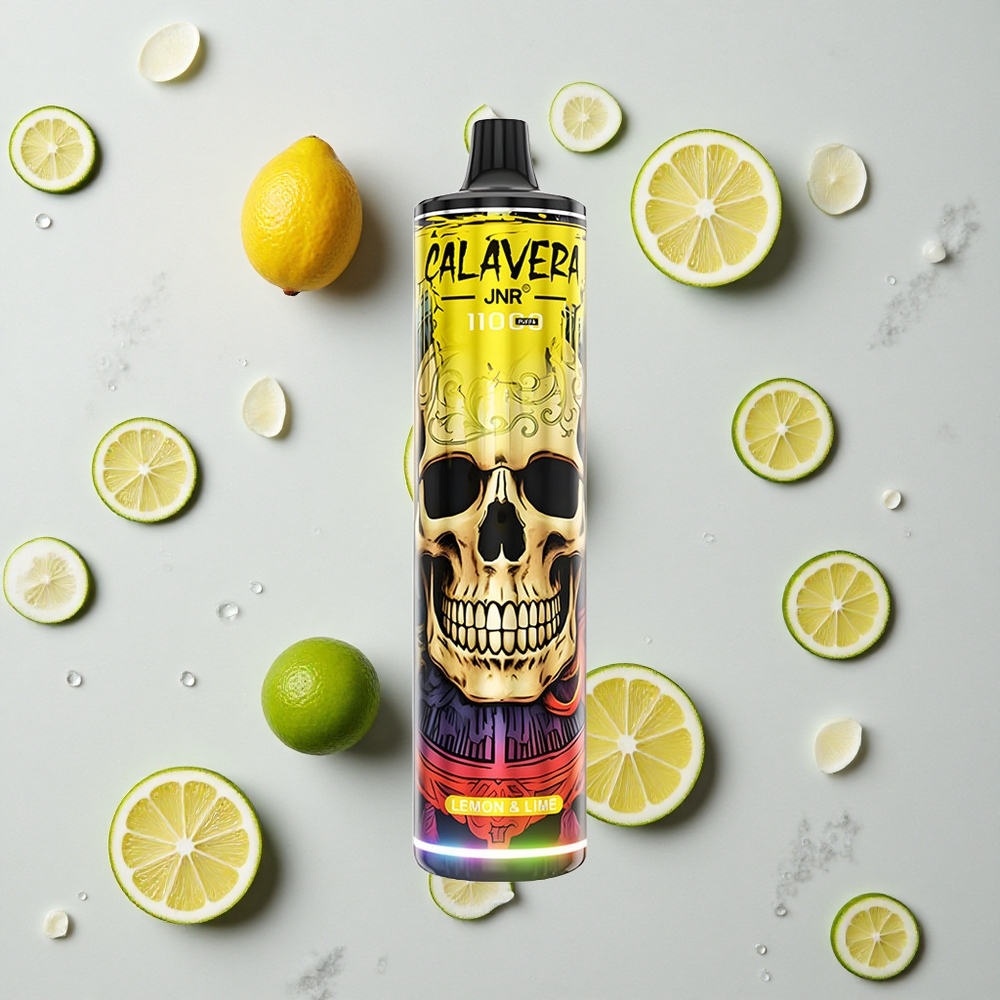 Citroen & Limoen JNR Calavera 11000 Puffs Wegwerp Vape met Type-C oplaadpoort en 21ml E-Liquid wholesale Netherlands
