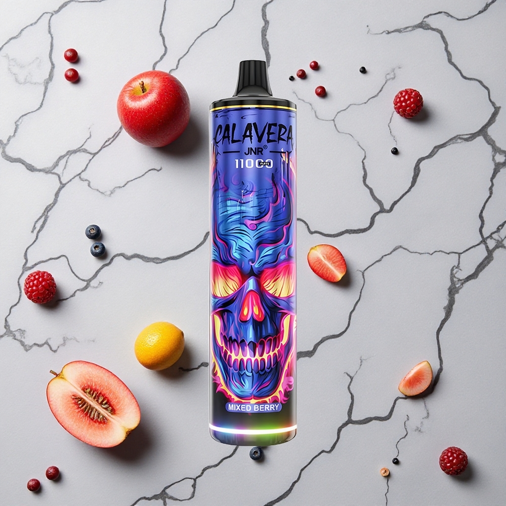 Gemengde Bessen JNR Calavera 11000 Puffs Wegwerp Vape met Type-C oplader en 21ml E-Liquid wholesale Netherlands