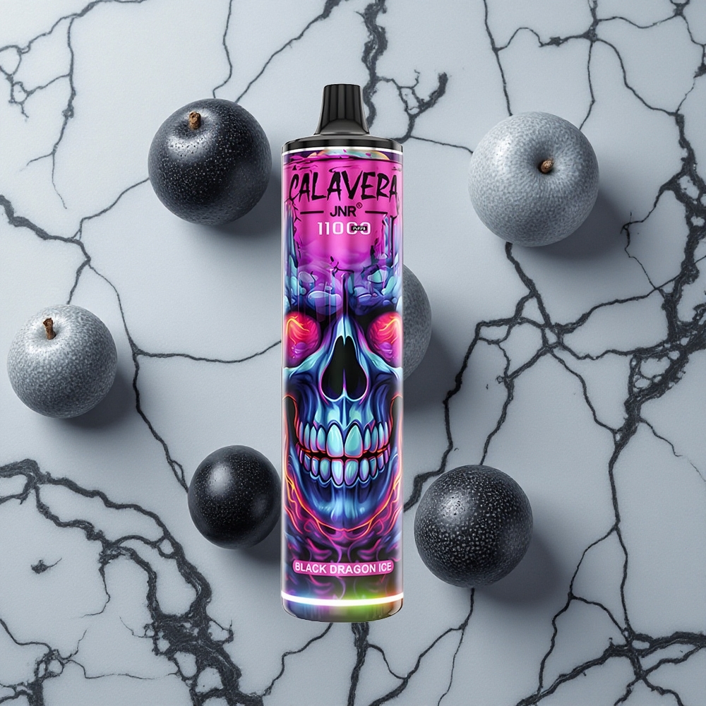 Zwarte Draak IJs JNR Calavera 11000 Puffs Wegwerp Vape met Type-C oplaadpoort & 21ml E-Liquid Capaciteit wholesale Netherlands