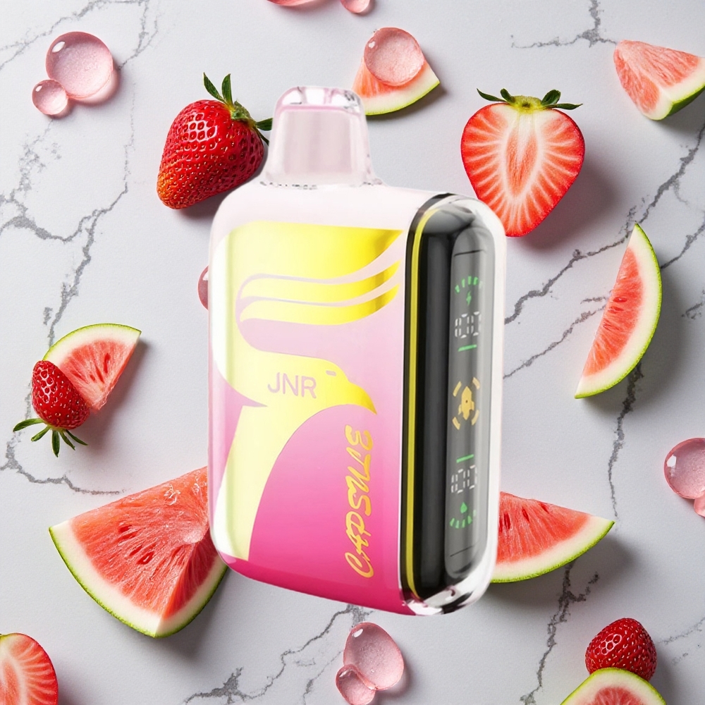 Aardbei Watermeloen IJs JNR Capsule 15000 Puffs Smart LED Display wholesale Netherlands