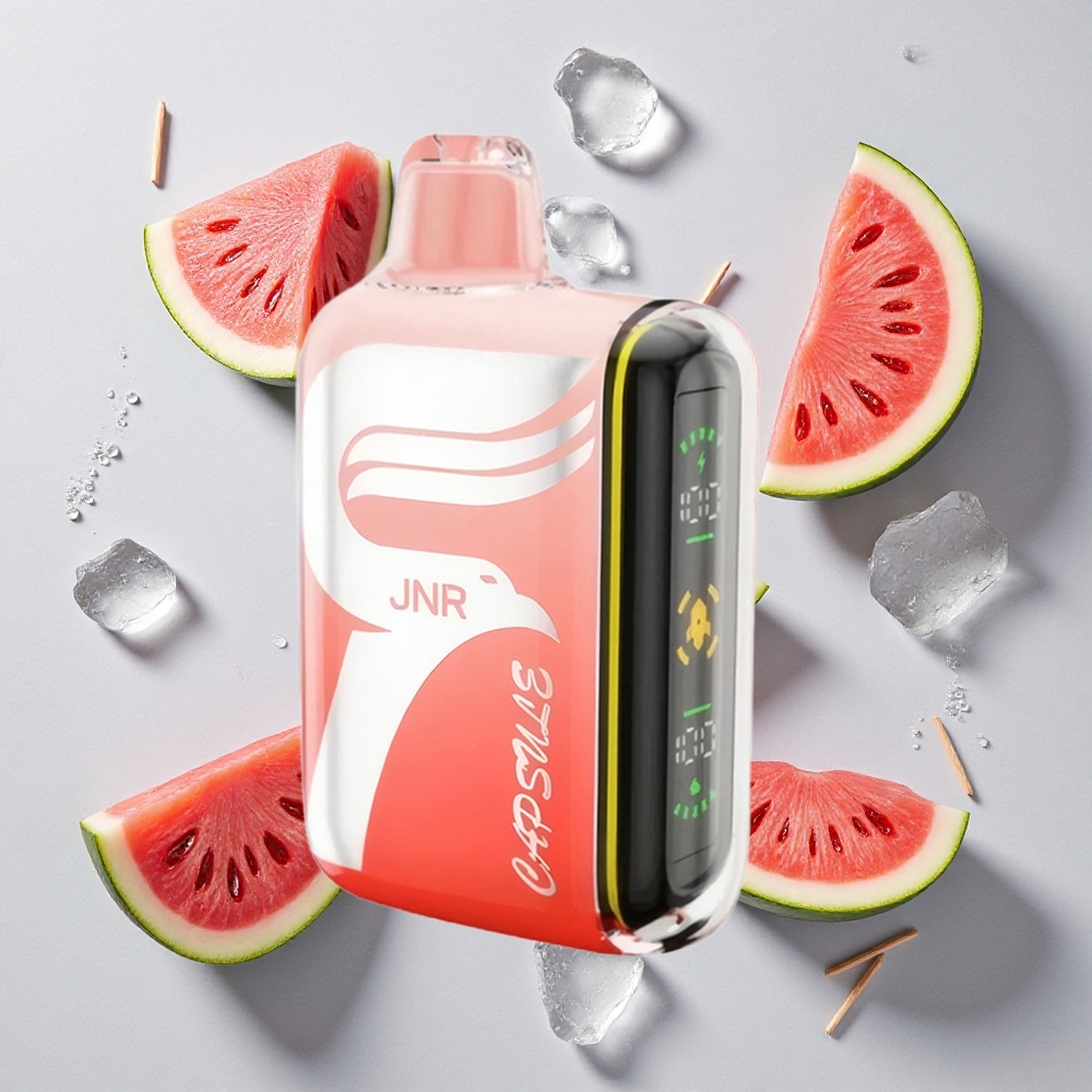 Watermeloen Brazz IJssmaken JNR Capsule 15000 Puffs Wegwerp Vape met Smart LED Display & Type-C Opladen wholesale Netherlands