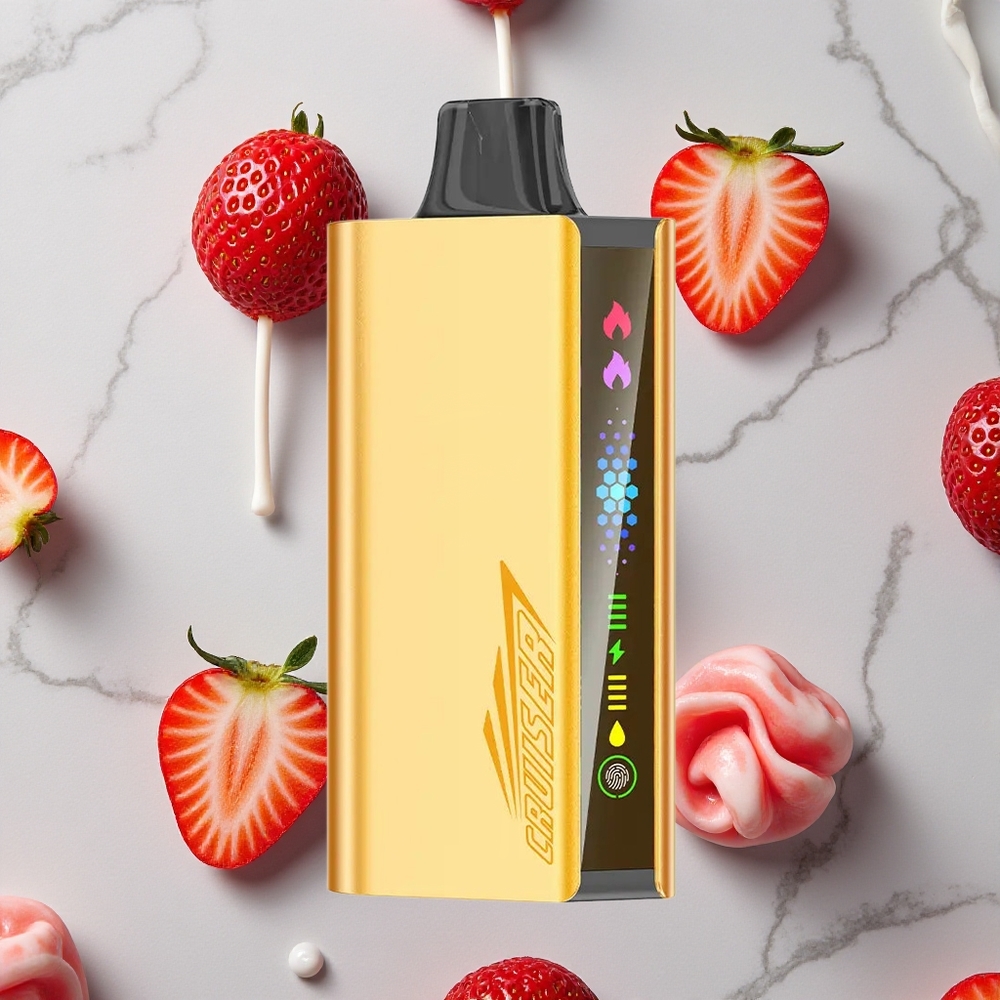 Aardbei Chupa Chups JNR Cruiser 12000 Puffs Geen Oplaadbare Wegwerp Vape Met 25ml E-liquid wholesale Netherlands