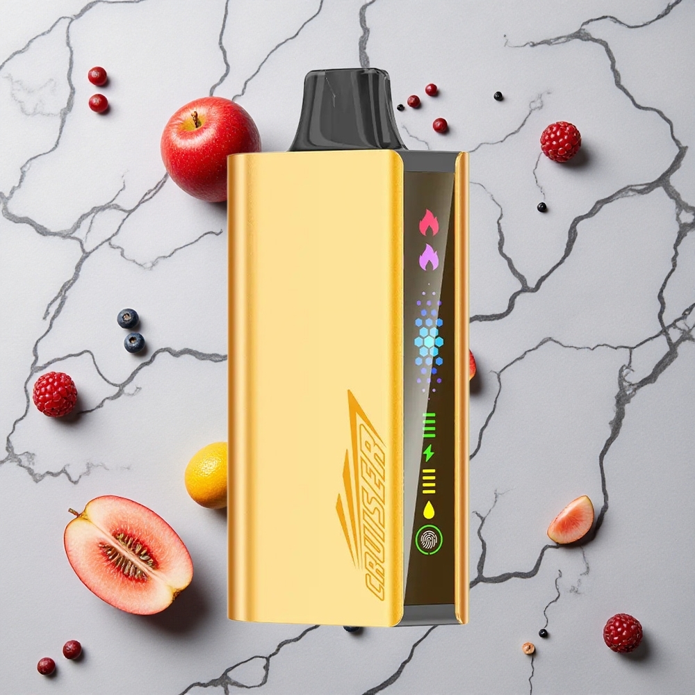Gemengde Bessen JNR Cruiser 12000 Puffs No-Charge Wegwerp Vape met 25ml E-liquid en Full-Metal Aluminum Body wholesale Netherlands