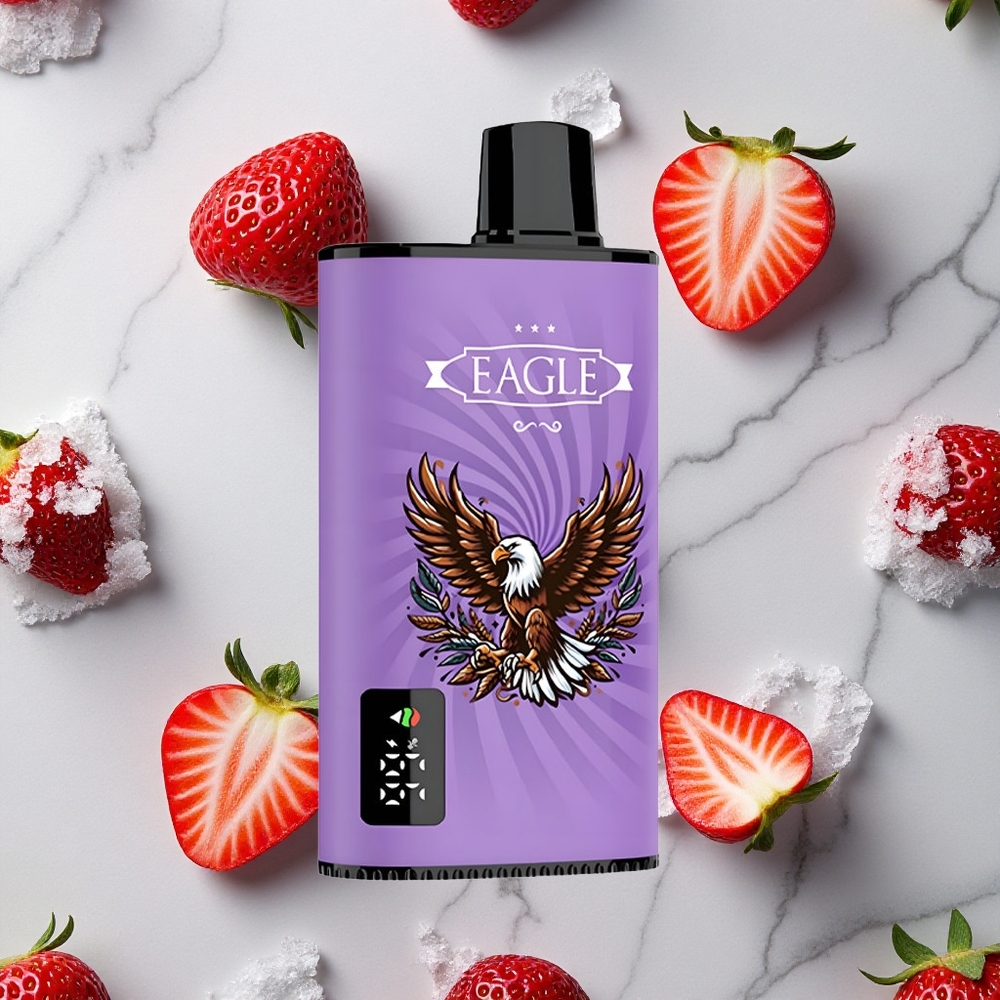 Aardbei IJs JNR EAGLE Smart 23000 Puffs Wegwerp Vape met Digitaal Scherm & 750mAh Batterij wholesale Netherlands