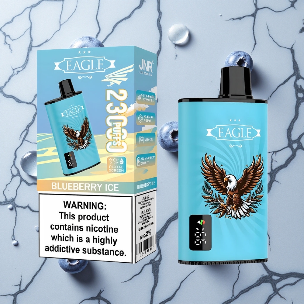 Blauwe Bes IJs JNR EAGLE Smart 23000 Puffs Verstelbare Luchtstroom wholesale Netherlands