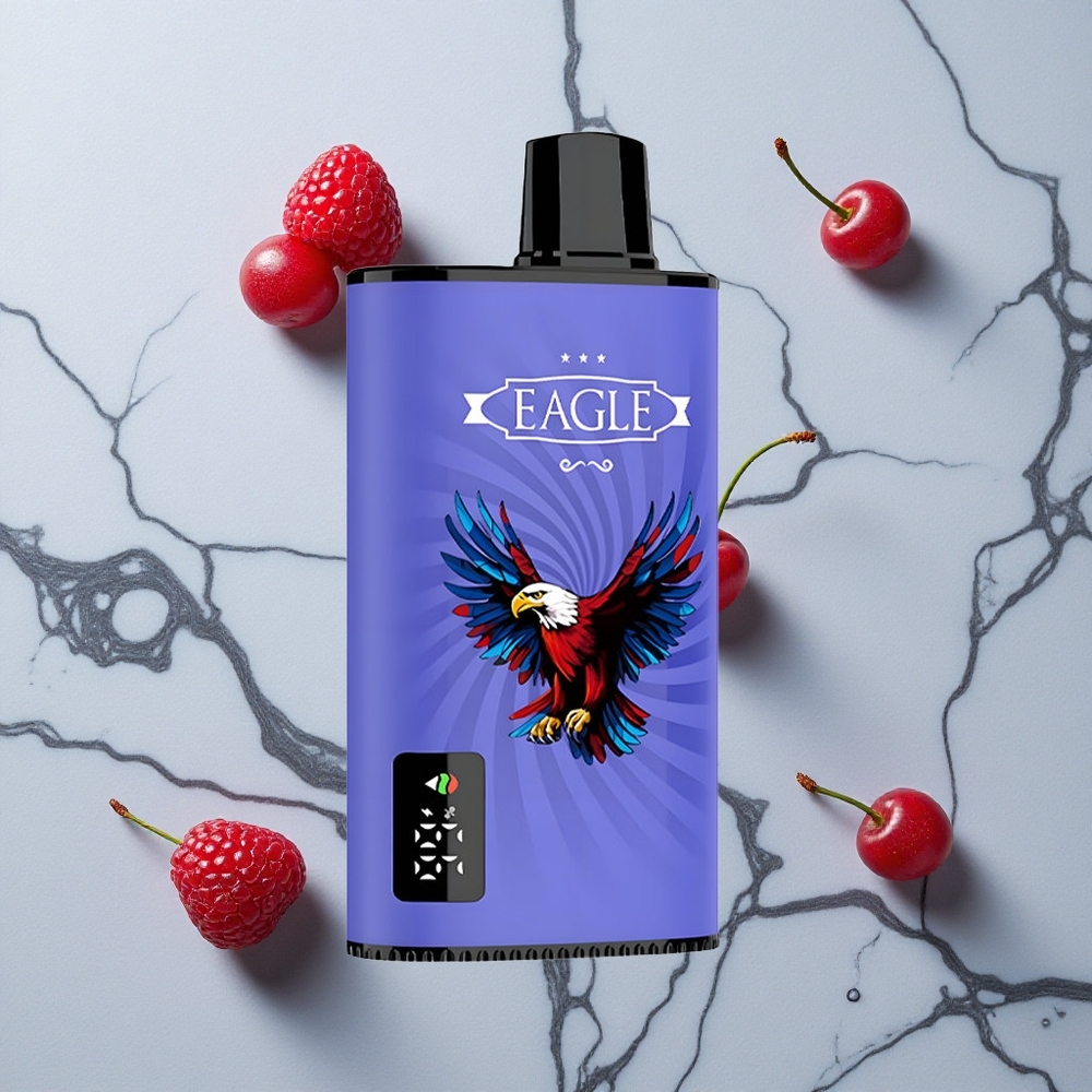 Blauwe Framboos Kers JNR EAGLE Smart 23000 Puffs Wegwerp Vape met Digitaal Scherm wholesale Netherlands