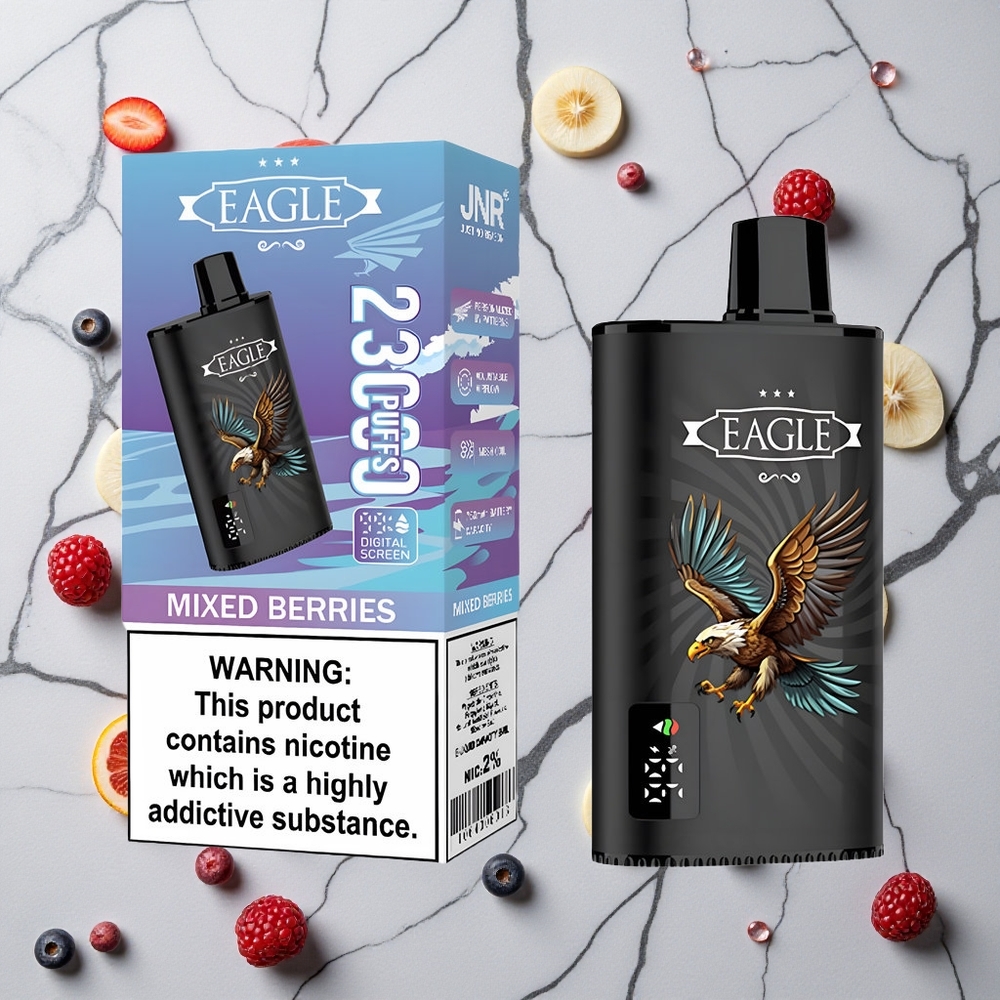 Gemengde Bessen JNR EAGLE Smart 23000 Puffs Wegwerp Vape met Digitaal Scherm wholesale Netherlands