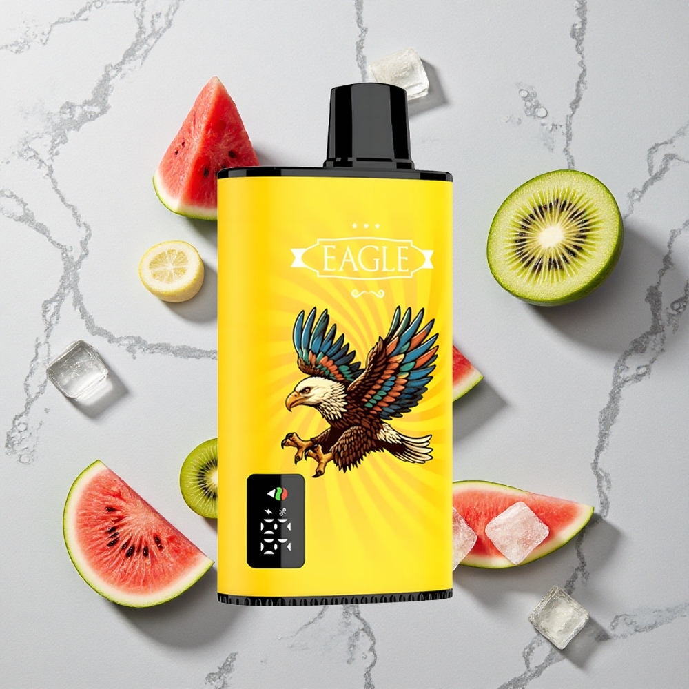 Kiwi Watermeloen IJsbron JNR EAGLE Smart 23000 Puffs Wegwerp Vape met Digitaal Scherm & Aanpasbare Luchtstroom wholesale Netherlands