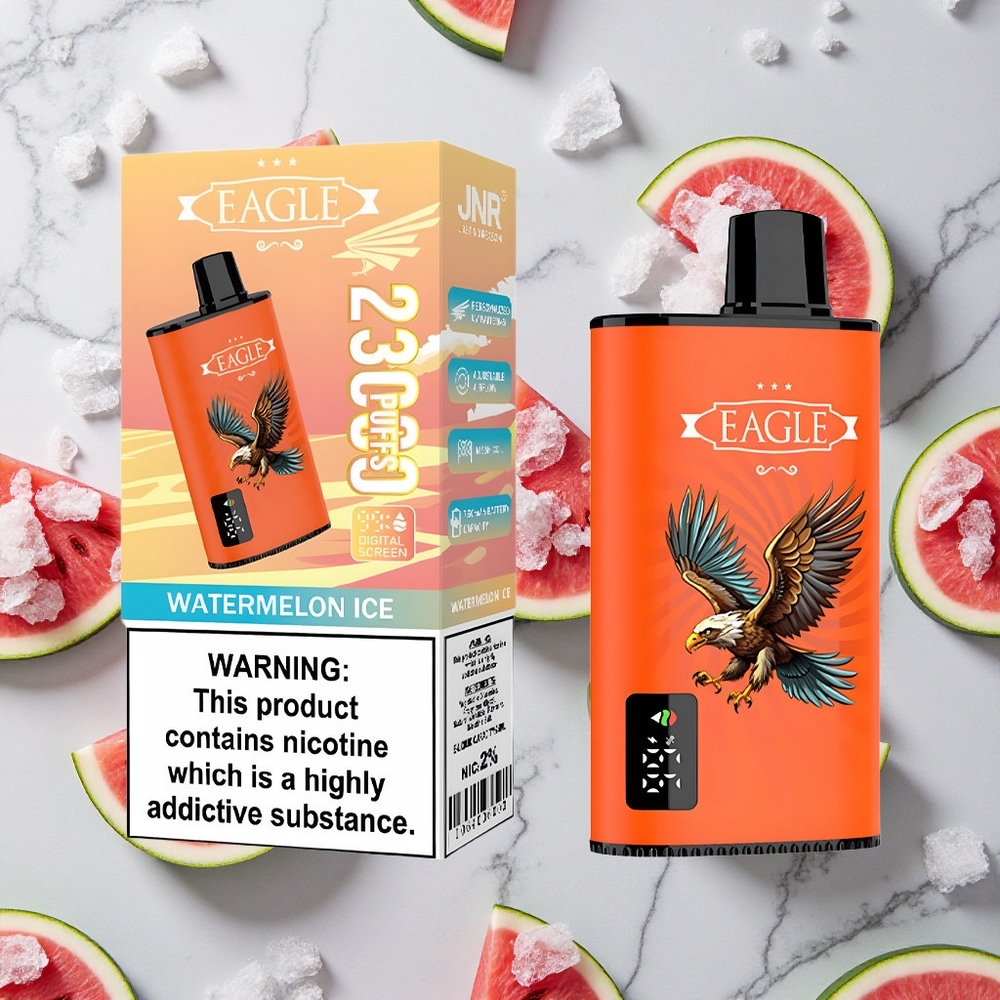 Watermeloen IJs JNR EAGLE Smart 23000 Puffs Wegwerp Vape met Digitaal Scherm & Aanpasbare Luchtstroom wholesale Netherlands