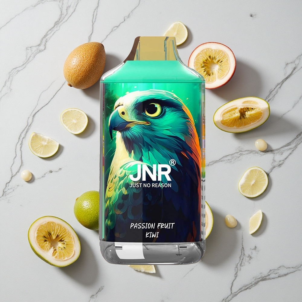 Passionfruit Kiwi JNR Falcon 16000 Puffs Wegwerp Vape met 22ml Vloeistof & Dual Mesh Coil wholesale Netherlands