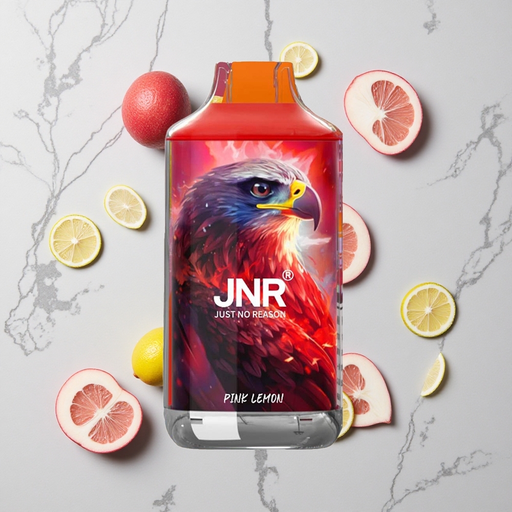 Roze Citroen JNR Falcon 16000 Puffs Wegwerp Vape 22ml Vloeistof, Dual Mesh Coil wholesale Netherlands