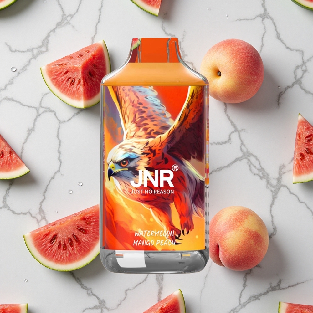 Watermeloen Mango Perzik JNR Falcon 16000 Puffs Wegwerp Vape met 22ml E-vloeistof & Dual Mesh Coil wholesale Netherlands