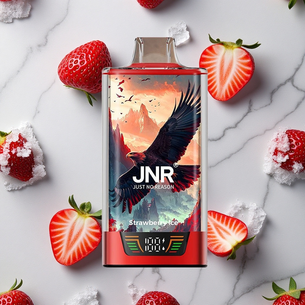 Aardbei IJs JNR Falcon Pro 28000 Puffs Dual Mesh Coil wholesale Netherlands