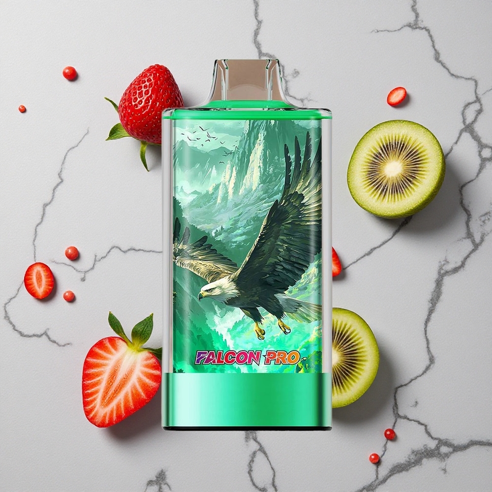 Aardbei-Kiwi JNR Falcon Pro 28000 Puffs Dual Mesh Coil wholesale Netherlands