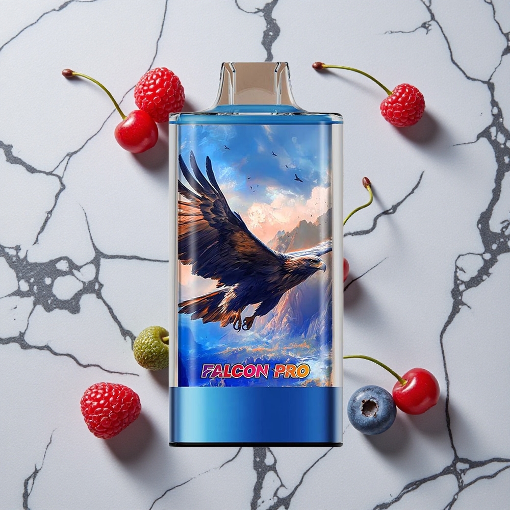 Blauwe Bes Framboos Kers JNR Falcon Pro 28000 Puffs 30ml Voorgevuld wholesale Netherlands